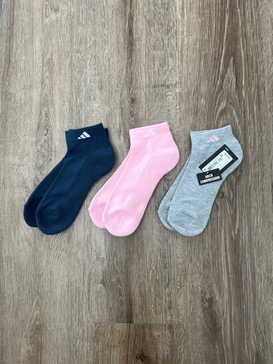 adidas Other - adidas 3-Pack Low-Cut Socks in Navy, Pink, Gray